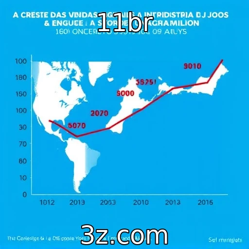Crescimento das vendas digitais na indústria de jogos | 11br